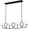 Quoizel Atkins Linear Chandelier 4 Lights Matte Black ATK440MBK - alternate 1